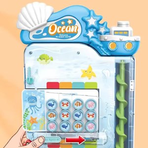 اسباب‌بازی آموزشی 3 در 1 سکه های چرخشی آکواریومی_بازی فکری