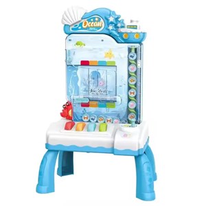 اسباب‌بازی آموزشی 3 در 1 سکه های چرخشی آکواریومی_بازی فکری