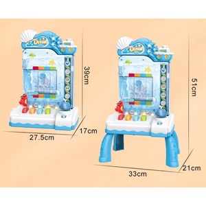 اسباب‌بازی آموزشی 3 در 1 سکه های چرخشی آکواریومی_بازی فکری