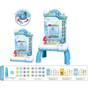 اسباب‌بازی آموزشی 3 در 1 سکه های چرخشی آکواریومی_بازی فکری