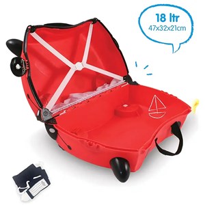 چمدان سواری کودک با ظرفیت 18 لیتر طرح کفشدوزک مدل 0092 Trunki 18L_کیف و کوله پشتی