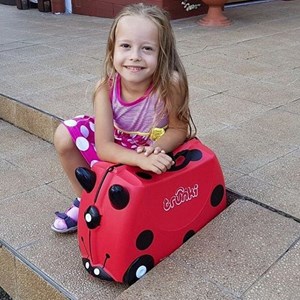 چمدان سواری کودک با ظرفیت 18 لیتر طرح کفشدوزک مدل 0092 Trunki 18L_کیف و کوله پشتی