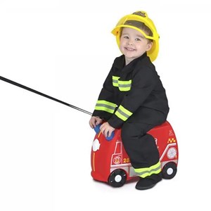 چمدان سواری کودک با ظرفیت 18 لیتر طرح ماشین آتش نشانی مدل 00254 Trunki 18L_کیف و کوله پشتی