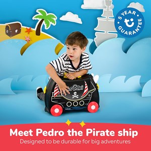 چمدان سواری کودک با ظرفیت 18 لیتر طرح کشتی دزد دریایی مدل 00312 Trunki 18L_کیف و کوله پشتی