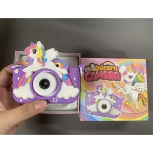 دوربین عکاسی و فیلمبرداری کودک طرح یونیکورن بنفش مدل XL_960_اسباب بازی دیجیتال و هوشمند