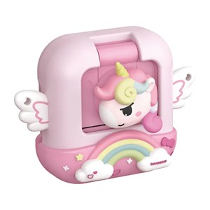 دوربین عکاسی و فیلمبرداری دیجیتال کودک با چاپ فوری حرارتی طرح یونیکورن صورتی مدل M9_اسباب بازی دیجیتال و هوشمند