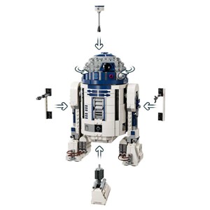 لگو جنگ ستارگان استار وارز 1050 قطعه مدل Star Wars R2-D2 50079_اسباب بازی لگو
