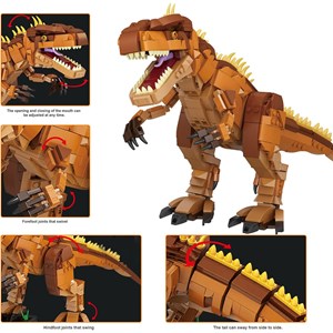 لگو کریتور دایناسور 1013 قطعه مدل Dawdix Dinosaur Building Kit FC6255_اسباب بازی لگو
