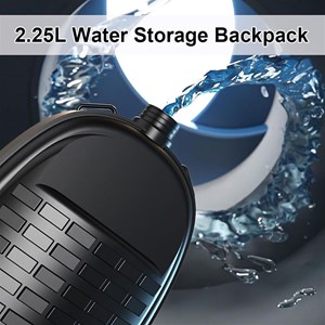 تفنگ اسباب بازی آبپاش بزرگ دو لول شارژی حرفه ای به همراه کوله پشتی مخزن دار_اسباب بازی تفنگ