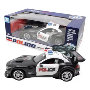 ماشین کنترلی شارژی پلیس با درب های بازشو مقیاس 1:16مدل Carrinho Policia Controle Remot 308_اسباب بازی ماشین کنترلی