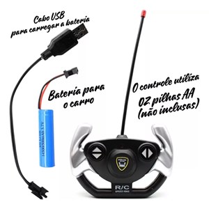 ماشین کنترلی شارژی پلیس با درب های بازشو مقیاس 1:16مدل Carrinho Policia Controle Remot 308_اسباب بازی ماشین کنترلی