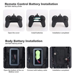 ماشین کنترلی آب و خاک آفرود دو دیفرانسیل رنگ آبی مدل MZ 2047_اسباب بازی ماشین کنترلی