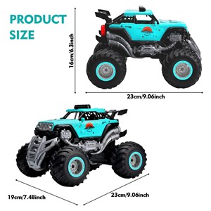 ماشین کنترلی آفرود دودزا مدل کامیون هیولا_اسباب بازی ماشین کنترلی