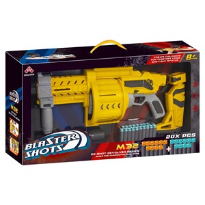 تفنگ اسباب بازی تیر اسفنجی بلستر تک تیر و رگباری مدل Gun With Soft Bullets 582_اسباب بازی تفنگ