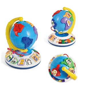 اسباب بازی کره زمین موزیکال قاره‌ها و حیوانات_بازی فکری