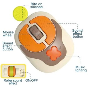 ست اسباب بازی هدفون کودک همراه با موس مدل Baby Music Set 6676_اسباب بازی موسیقی