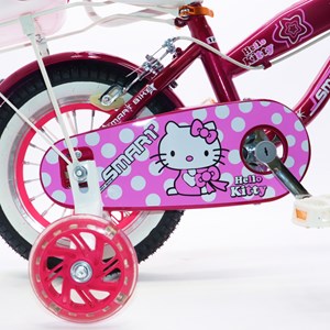 دوچرخه اورجینال کودک سایز 12 رنگ بنفش طرح کیتی مدل اسمارت Smart_اسباب بازی دوچرخه