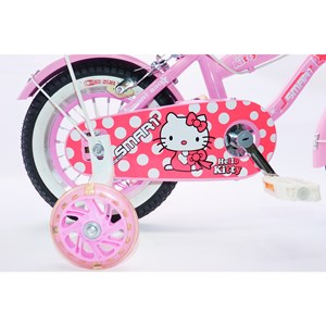 دوچرخه شهری کودک سایز 12 رنگ صورتی طرح کیتی مدل اسمارت Smart_اسباب بازی دوچرخه