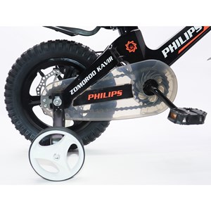 دوچرخه اورجینال کودک سایز 12 آلومینیومی رنگ مشکی مدل فیلیپس PHILIPS_اسباب بازی دوچرخه