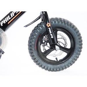 دوچرخه اورجینال کودک سایز 12 آلومینیومی رنگ مشکی مدل فیلیپس PHILIPS_اسباب بازی دوچرخه