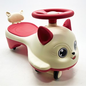 سه چرخه پلاسماکار موزیکال طرح گربه زرشکی (لوپ کار) مدل 1401_2_اسباب بازی دوچرخه