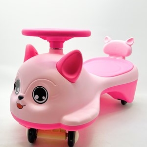 سه چرخه پلاسماکار موزیکال طرح گربه صورتی (لوپ کار) مدل 1401_2_اسباب بازی دوچرخه