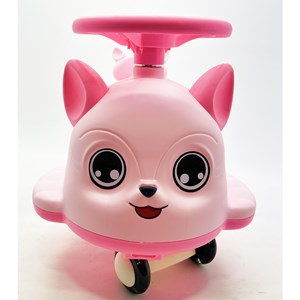 سه چرخه پلاسماکار موزیکال طرح گربه صورتی (لوپ کار) مدل 1401_2_اسباب بازی دوچرخه