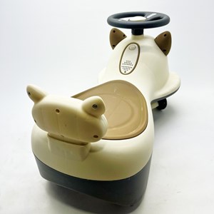 سه چرخه پلاسماکار موزیکال طرح گربه قهوه ای (لوپ کار) مدل 1401_2_اسباب بازی دوچرخه