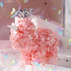 لگو اسب تک شاخ یونیکورن 1363 قطعه طرح گل_اسباب بازی لگو