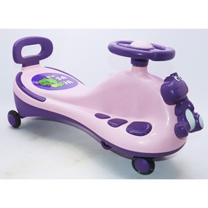 سه چرخه پلاسماکار موزیکال طرح دایناسور (لوپ کار) بنفش_اسباب بازی دوچرخه