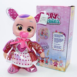 عروسک گریه کن و راه رونده کرای بیبی 30 سانتی مدل Cry Baby 1295_اسباب بازی عروسک دخترانه