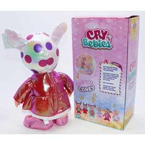 عروسک گریه کن و راه رونده کرای بیبی 30 سانتی مدل Cry Baby 1295_اسباب بازی عروسک دخترانه