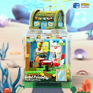 لگو رستوران کراستی کراب آقای خرچنگ از سری باب اسفنجی 310 قطعه مدل AB0026_اسباب بازی لگو