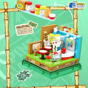 لگو رستوران کراستی کراب آقای خرچنگ از سری باب اسفنجی 310 قطعه مدل AB0026_اسباب بازی لگو