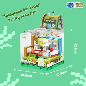 لگو رستوران کراستی کراب آقای خرچنگ از سری باب اسفنجی 310 قطعه مدل AB0026_اسباب بازی لگو