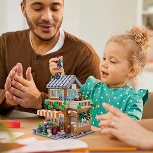 لگو کریتور ویلا چراغدار 707 قطعه مدل SWEET HUT LX.A 3804_اسباب بازی لگو