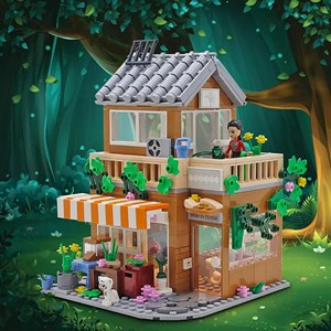 لگو کریتور ویلا چراغدار 707 قطعه مدل SWEET HUT LX.A 3804_اسباب بازی لگو