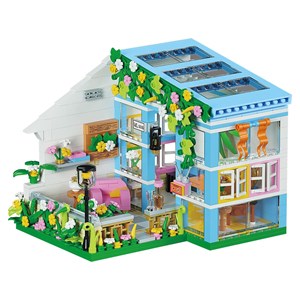 لگو کریتور ویلا چراغدار 626 قطعه مدل SWEET HUT LX.A 3808_اسباب بازی لگو