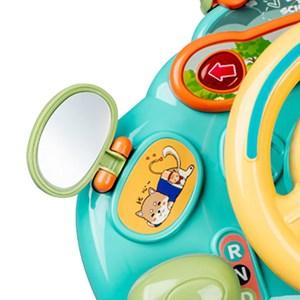 اسباب‌ بازی فرمان ماشین موزیکال رنگ آبی مدل Music Steering Wheel Toy 201_اسباب بازی نوزادی