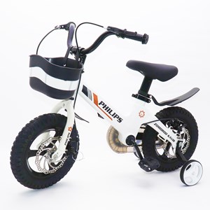 دوچرخه اورجینال کودک سایز 12 آلومینیومی رنگ سفید مدل فیلیپس PHILIPS_اسباب بازی دوچرخه