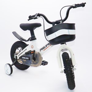 دوچرخه اورجینال کودک سایز 12 آلومینیومی رنگ سفید مدل فیلیپس PHILIPS_اسباب بازی دوچرخه