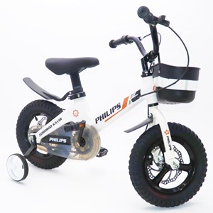 دوچرخه اورجینال کودک سایز 12 آلومینیومی رنگ سفید مدل فیلیپس PHILIPS_اسباب بازی دوچرخه