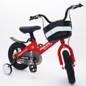 دوچرخه اورجینال کودک سایز 12 آلومینیومی رنگ قرمز مدل فیلیپس PHILIPS_اسباب بازی دوچرخه