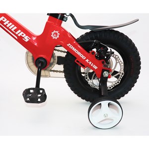دوچرخه اورجینال کودک سایز 12 آلومینیومی رنگ قرمز مدل فیلیپس PHILIPS_اسباب بازی دوچرخه