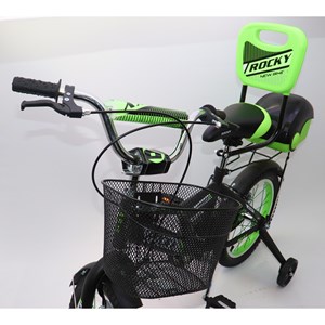 دوچرخه اورجینال کودک سایز 16 رنگ سبز مدل راکی ROCKY 16_اسباب بازی دوچرخه