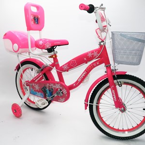 دوچرخه اورجینال کودک سایز 16 رنگ صورتی طرح فروزن مدل اسمارت Smart_اسباب بازی دوچرخه