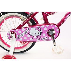 دوچرخه اورجینال کودک سایز 16 رنگ سرخابی طرح کیتی مدل اسمارت Smart_اسباب بازی دوچرخه