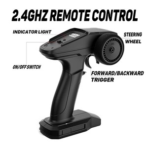 ماشین کنترلی آفرود سرعتی فلزی مقیاس 1:14 رنگ مشکی مدل RC Racing Car 326_اسباب بازی ماشین کنترلی