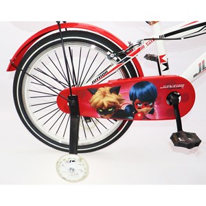 دوچرخه اورجینال کودک سایز 20 طرح دختر کفشدوزکی و گربه سیاه مدل جونیور JUNIOR_اسباب بازی دوچرخه