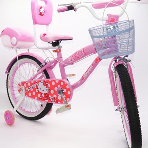 دوچرخه اورجینال کودک سایز 20 رنگ صورتی طرح کیتی مدل اسمارت Smart_اسباب بازی دوچرخه